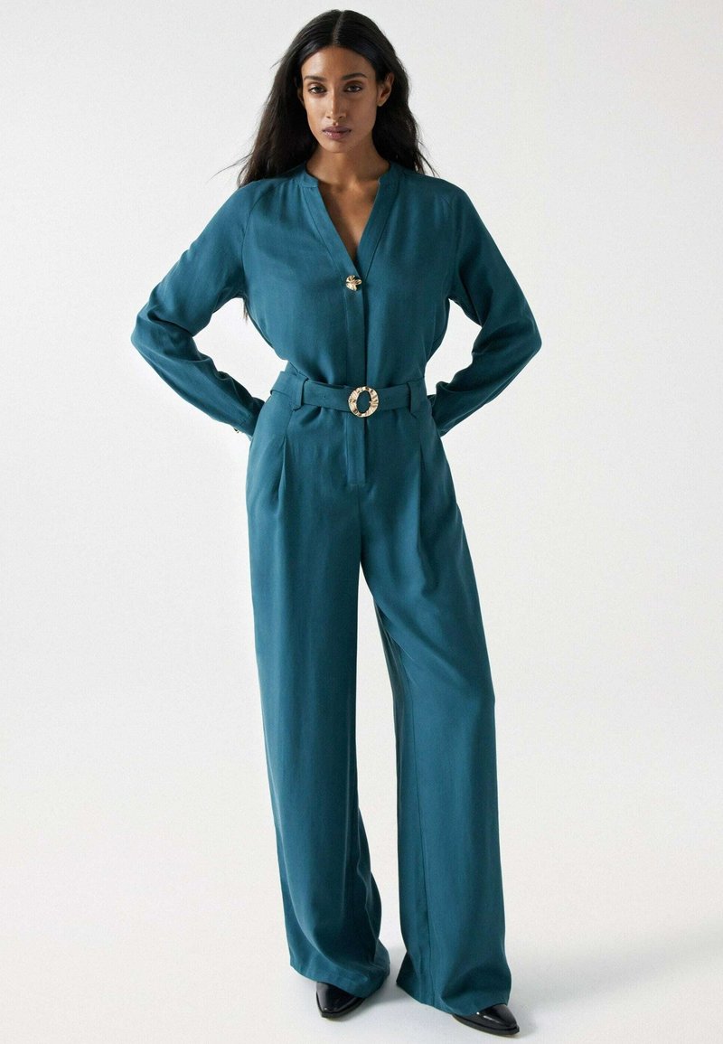 Salsa Jeans REGULAR Tuta jumpsuit green/verde Zalando.it
