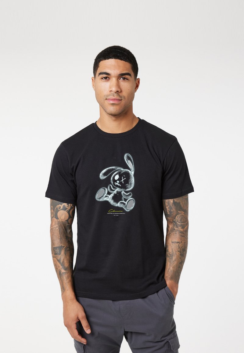 CLOSURE London - BUNNY TEE - T-shirt print - black, Vergroten