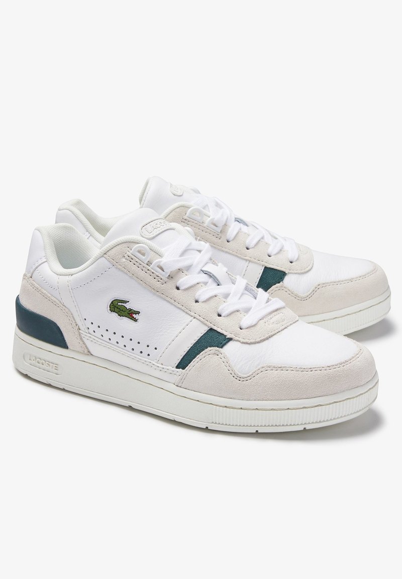 Damen Sneaker low | Lacoste T-CLIP 0120 3 SFA Sneaker low wht/dkgrn/offwhite - QT03767 Damen Sneaker low | Lacoste T-CLIP 0120 3 SFA Sneaker low wht/dkgrn/offwhite - QT03767