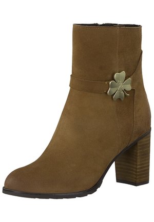 Cowboy-/Bikerstiefelette - cognac