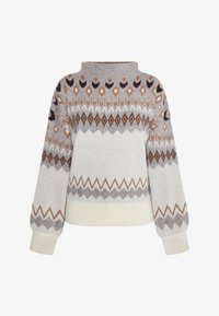 Nepasirinkta, wollweiss mehrfarbig