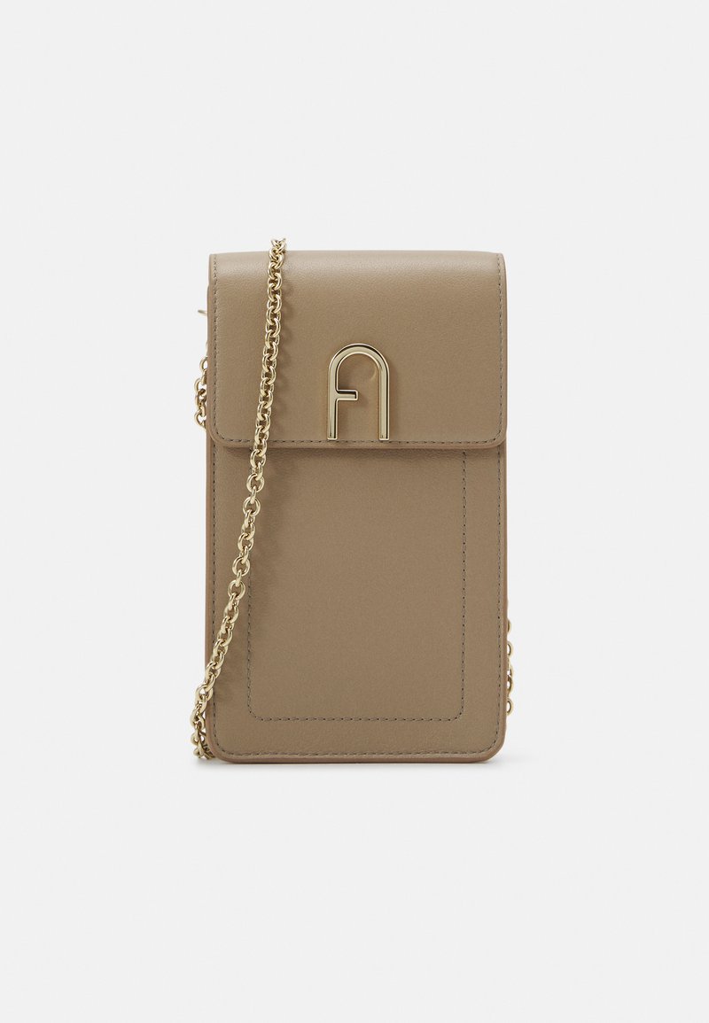 Furla FLOW VERTICAL CROSSBODY - Axelremsväska - greige