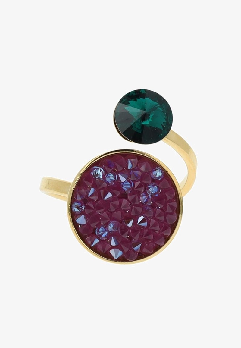 Otazu CLASSIC - Ring - purple and gold coloured and green
