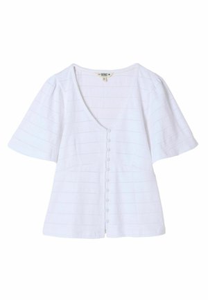 FatFace, REGULAR FIT - PEPLUM TOP . - Pluus - white
