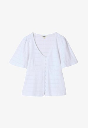 FatFace, REGULAR FIT - PEPLUM TOP . - Pluus - white