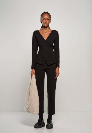 ZIGARETTEN AUS - Pantaloni - black