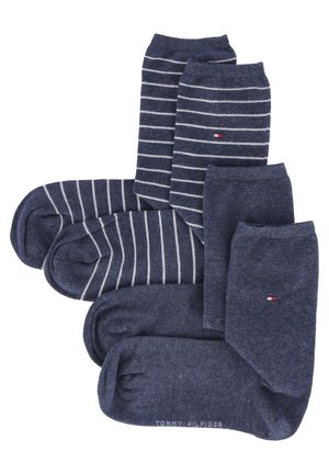 WOMEN SOCK SMALL STRIPE 2 PACK - Sokken - blau