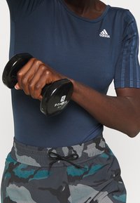adidas Performance Pantalón corto de deporte - mottled grey