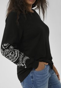 Kaffe Curve VIVA - Mikina - black deep