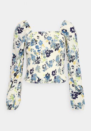 ONLELIZABETH SMOCK - Blouse - cloud cream classic