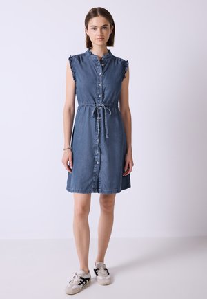 MIT RÜSCHEN - Farkkumekko - blau