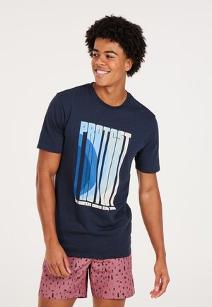 Protest LYNG - T-shirt print - night skyblue