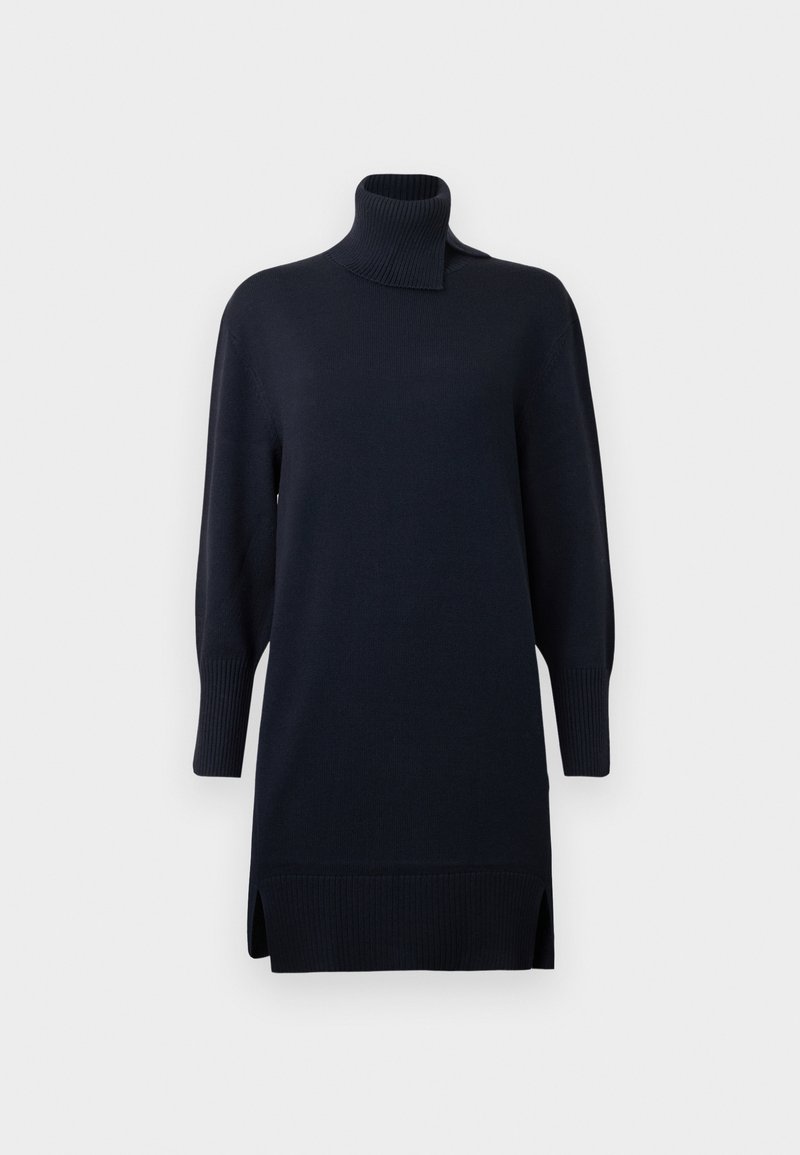 Boss Gebreide jurk donkerblauw Boss Gebreide jurk donkerblauw