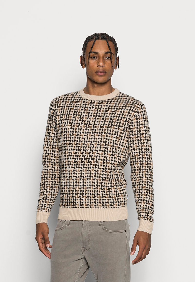 Jack & Jones JORNORWARD CREW NECK - Camisola - oatmeal