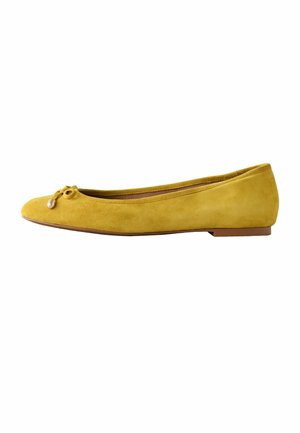 Next, REGULAR FIT - FOREVER COMFORT® ROUND TOE SUEDE BALLET FLATS . - Baleriinad - new yellow