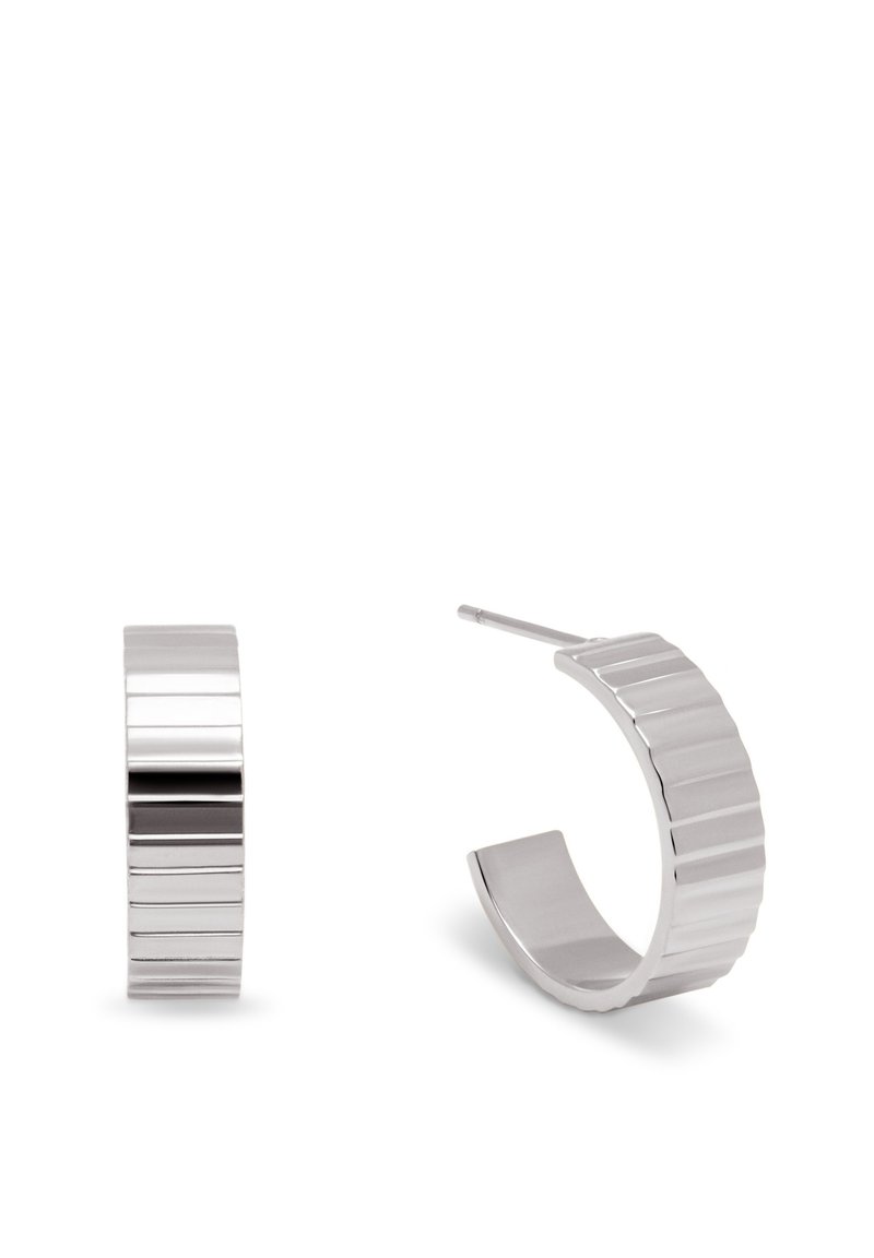 Orecchini A Cerchio Creole In Argento Sterling 925 – Disegno In Rilievo Attorcigliato, Piccole Dimensioni 2 Cm, Con Timbro 925 - 2