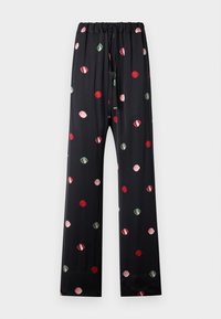 DOUBLE HEART NEOPRENE - Hlače - black