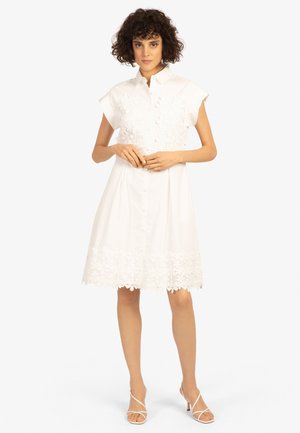 Robe chemise - creme