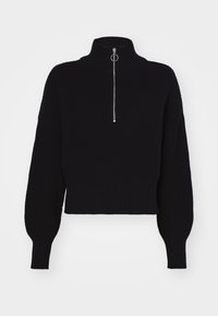 ONLY ONLFOLLY HIGH NECK HALF ZIP - Pullover - black