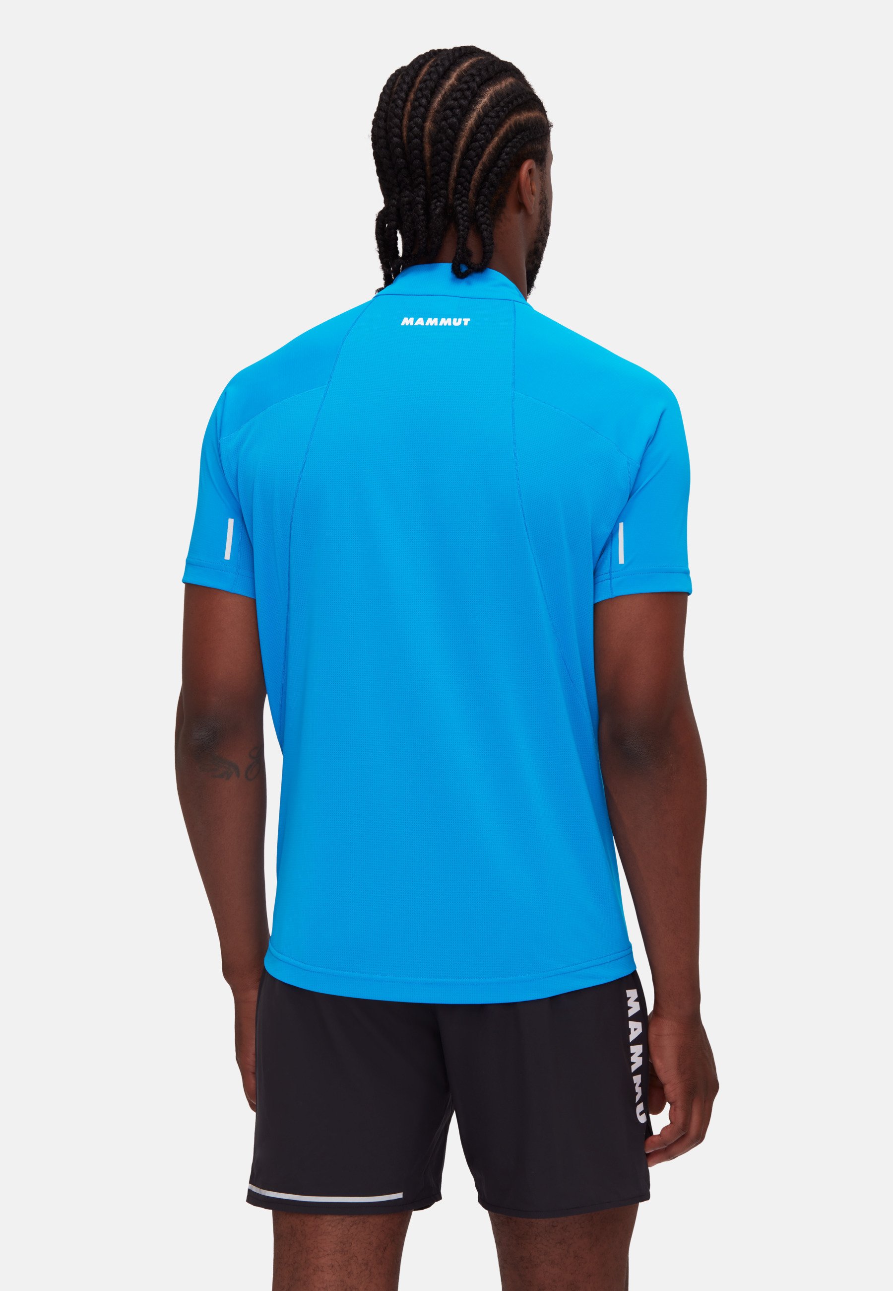 Mammut AENERGY FL HALF ZIP - Sports T-shirt - glacier blue/blue