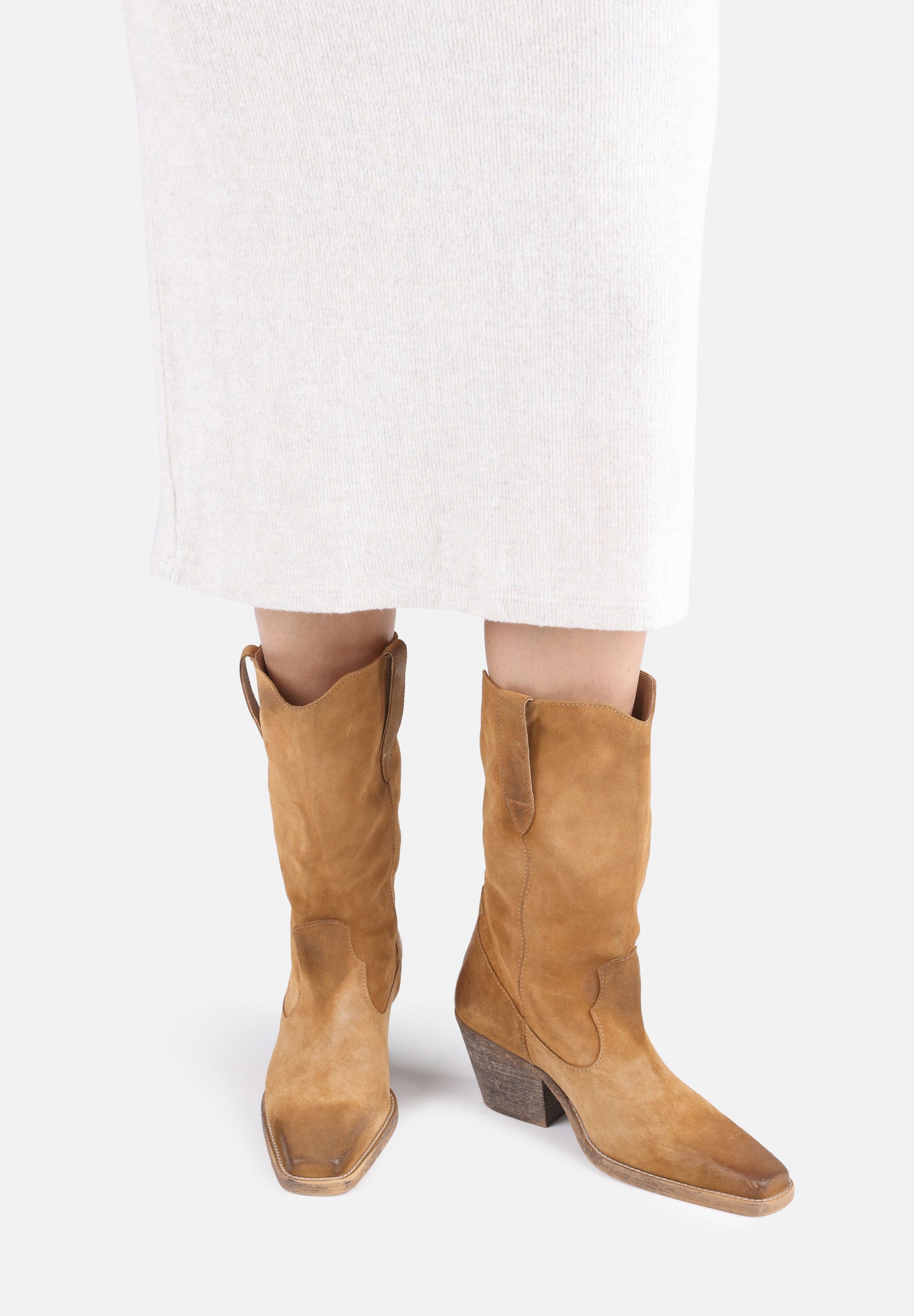 Bronx KY-RIE - Cowboy/biker ankle boot - toffee/brown - Zalando