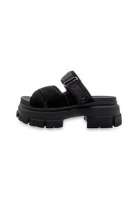 UGG W ASHTON SLIDE - Sandali con plateau - black
