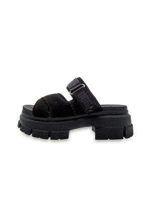 W ASHTON SLIDE - Sandali con plateau - black
