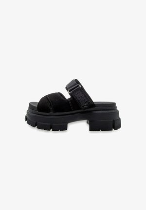 UGG W ASHTON SLIDE - Sandali con plateau - black