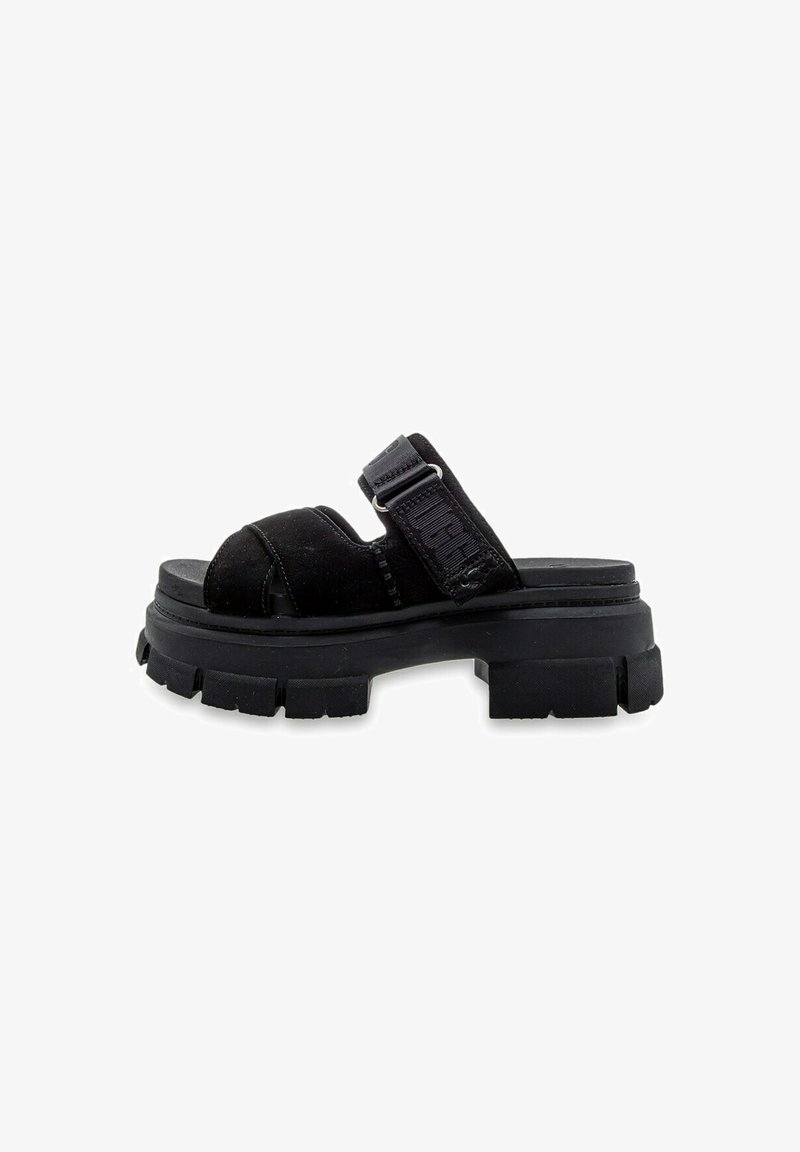 UGG W ASHTON SLIDE - Sandali con plateau - black