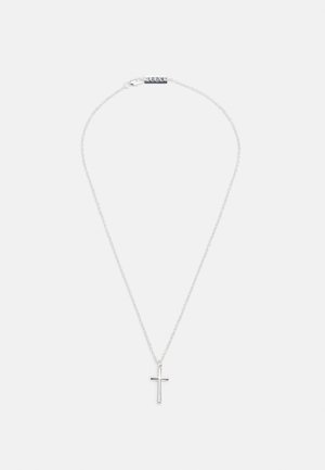 MINI CROSS TOWN NECKLACE UNISEX - Smykke - silver-coloured