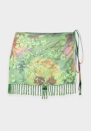 Jaded London, MELONA EMBELLISHED WRAP - Minijupe - multi-coloured