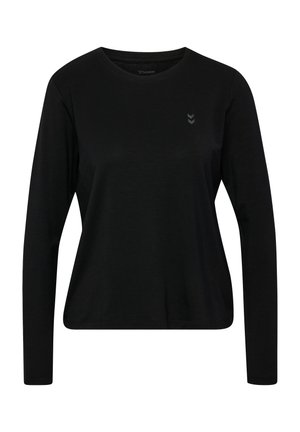 Hummel, HUMMEL HMLYOGA SOFT LOOSE W T-SHIRT LS - Langærmet T-shirt - black