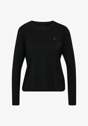 Hummel, HUMMEL HMLYOGA SOFT LOOSE W T-SHIRT LS - Langærmet T-shirt - black
