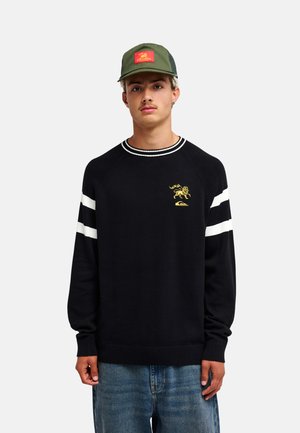 Quiksilver, BM TRENCH TOWN CREW - Pullover - black