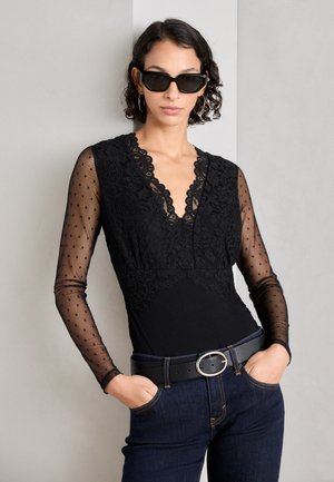 Morgan TIRIVA - Langarmshirt - noir