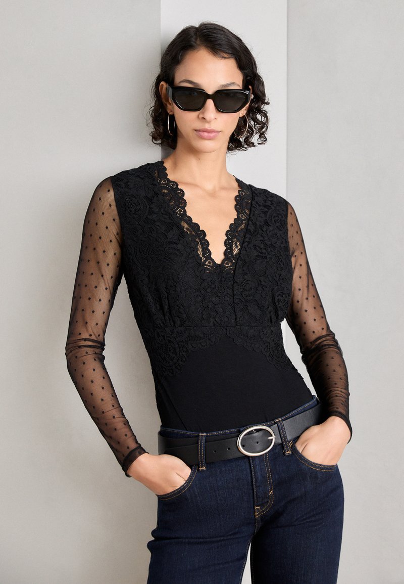 Morgan TIRIVA - Langarmshirt - noir