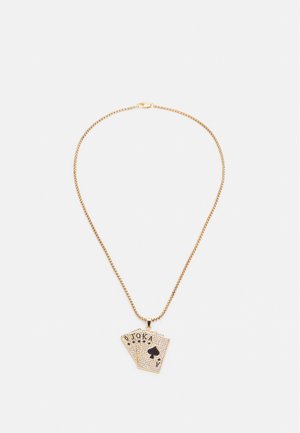 CARDS NECKLACE - Collana - gold-coloured