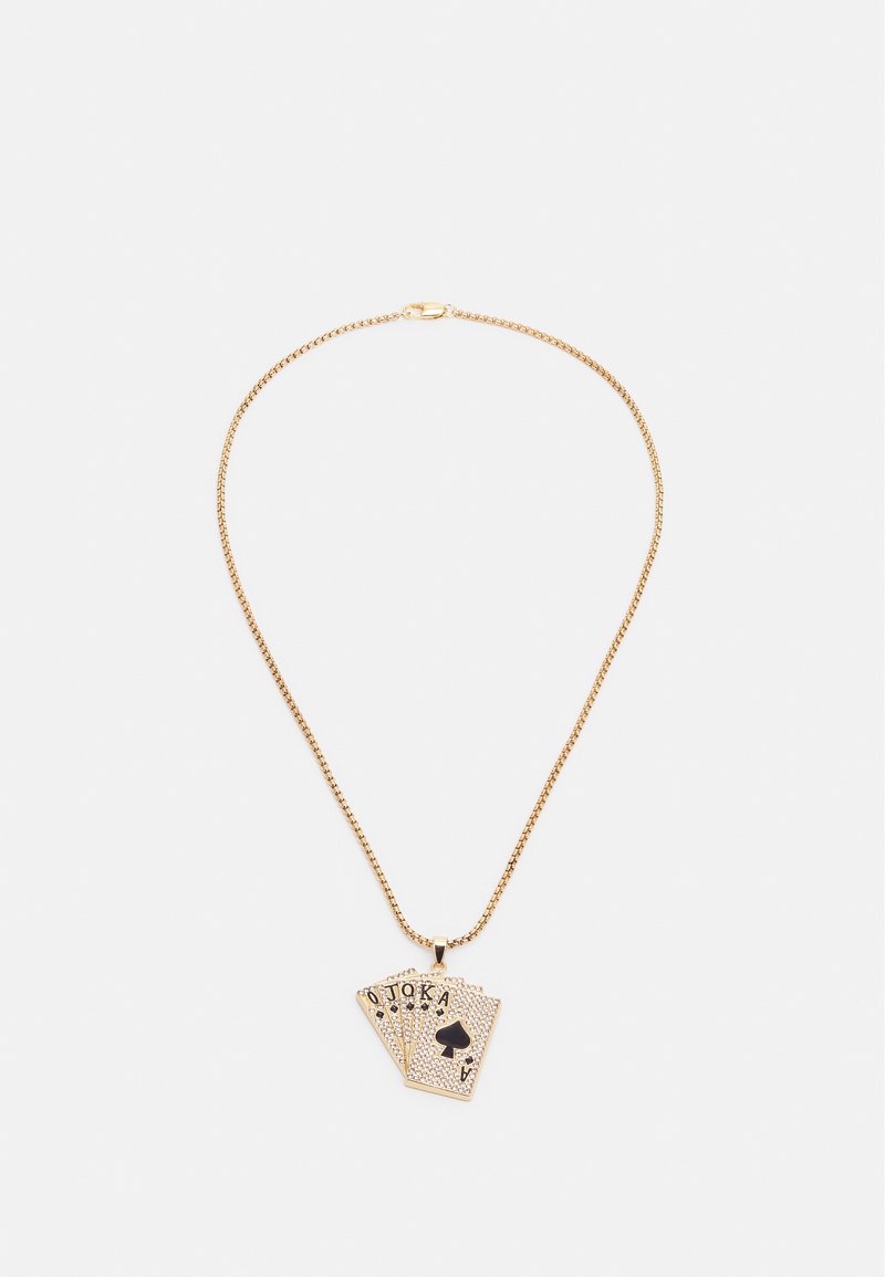 Urban Classics CARDS NECKLACE - Κολιέ - gold-coloured