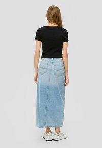 QS CROPPED - T-paita - schwarz