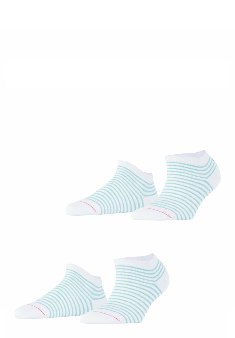 Esprit STRIPES 2-PACK SNEAKER - Socken - white