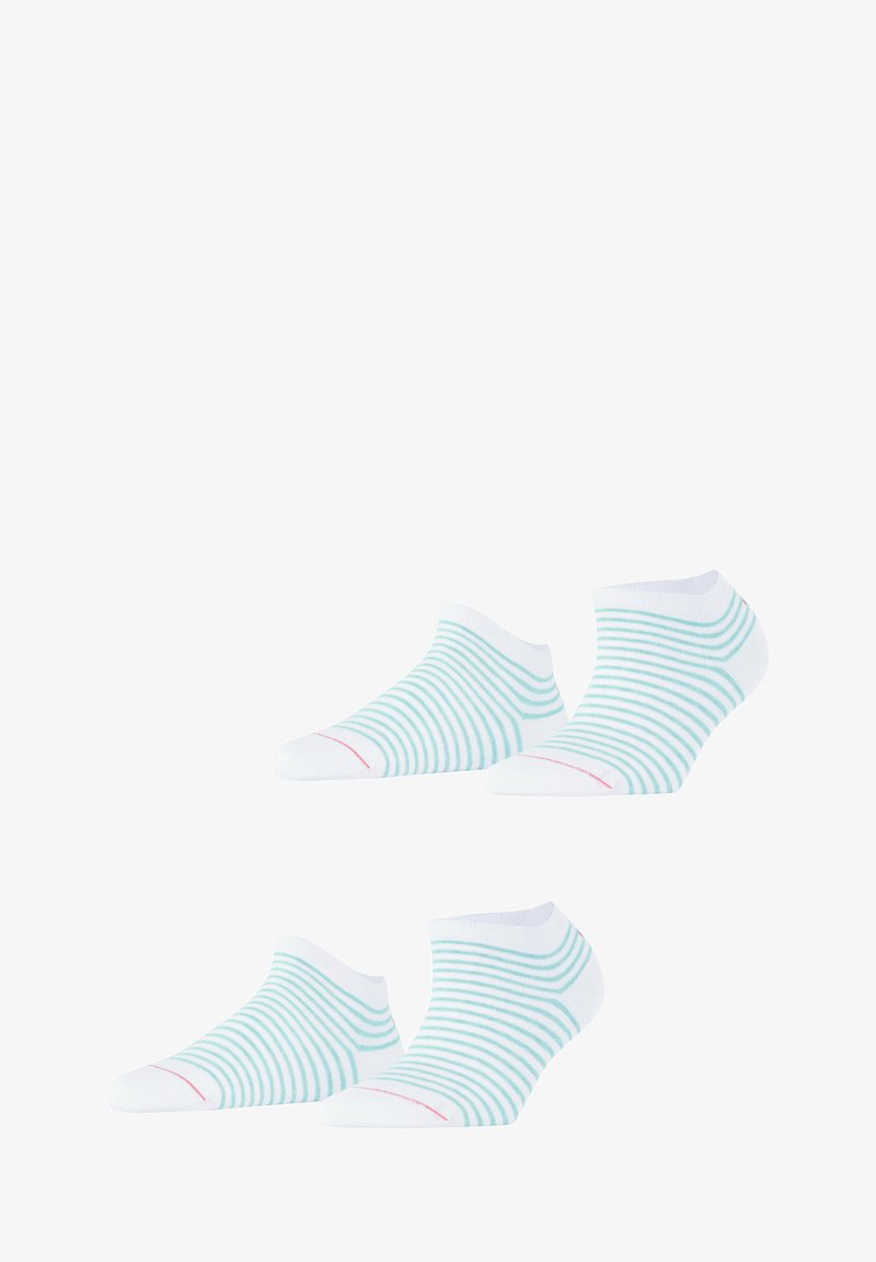 Esprit STRIPES 2-PACK SNEAKER - Socken - white