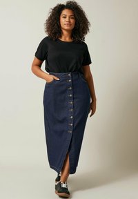 Evans BUTTON THROUGH - Farkkuhame - indigo