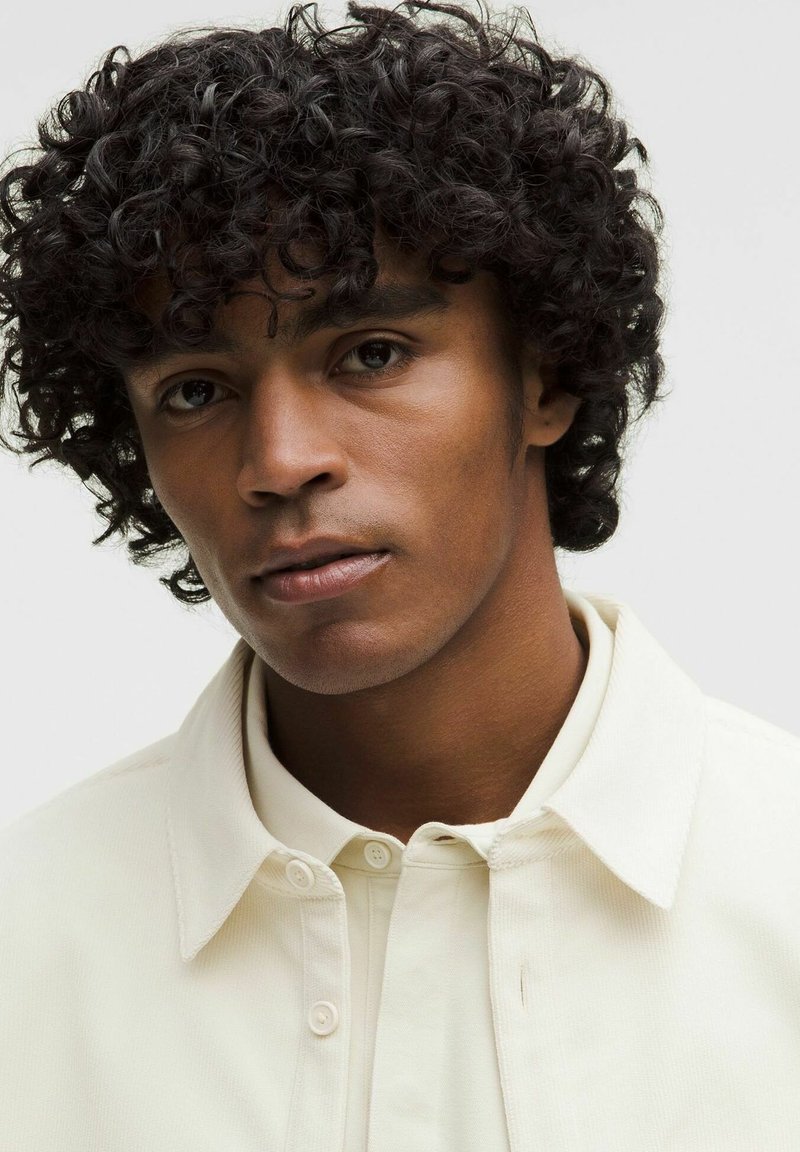 lululemon LONG-SLEEVE BUTTON-UP - Shirt - light ivory/white - Zalando