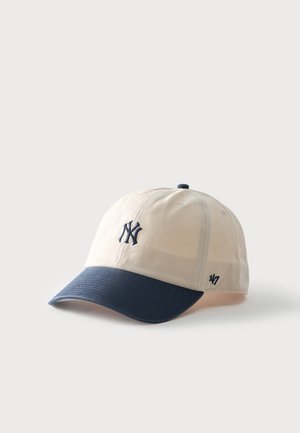 '47, BASE RUNNER CLEAN UP NEW YORK YANKEES NATURAL UNISEX - Шапка - off-white/blue