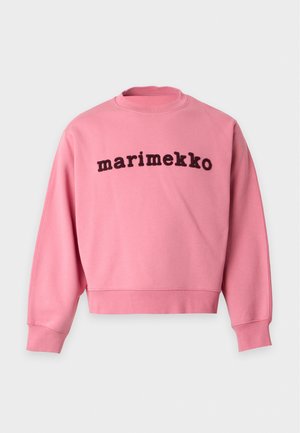 Marimekko, TRILCE LOGO PLACEMENT UNISEX - Суитшърт - rose/wine red