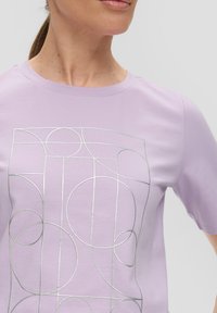 s.Oliver BLACK LABEL T-Shirt print - lavendel