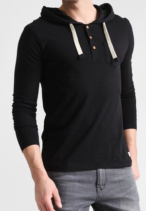 Felpa con cappuccio - black