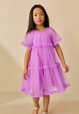 Next, REGULAR FIT - RUFFLE TIERED PARTY DRESS . - Hverdagskjole - purple