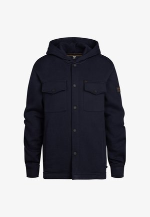 HOODED SHASTA - Bluză de molton cu fermoar - royal navy