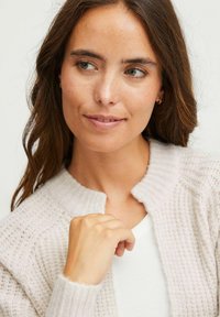 Fransa FRBEVERLY - Cardigan - limestone melange